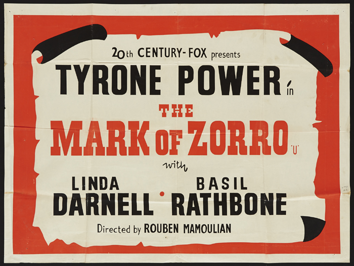 The Mark of Zorro at Whyte's Auctions