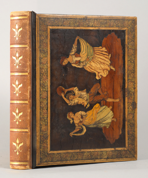 A Victorian marquetry and morocco bound album at Whyte's Auctions