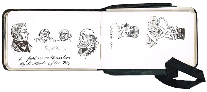 A pocket sketch book and a travelling autograph album at Whyte's Auctions