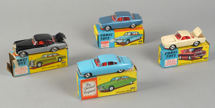 Collection of 4 Corgi Toy Cars at Whyte's Auctions