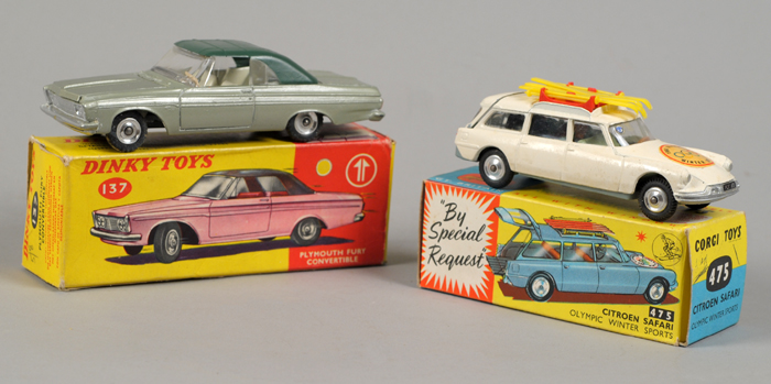 Corgi 475 and Dinky 137 Toy Cars at Whyte's Auctions