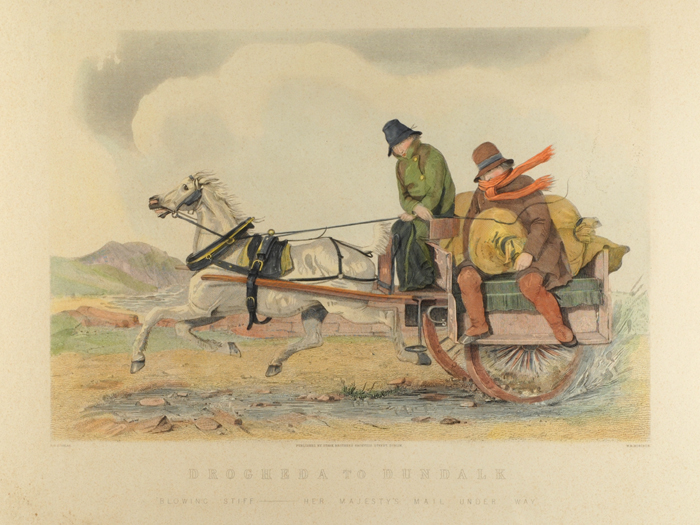 Mid-19th century jaunting car prints (2) at Whyte's Auctions