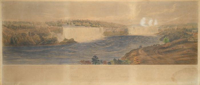 Niagara Falls, 19th century topographical engraving. at Whyte's Auctions