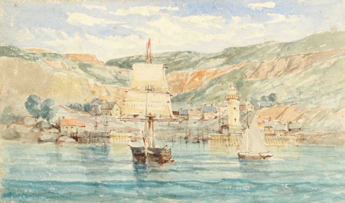 Four marine watercolours at Whyte's Auctions