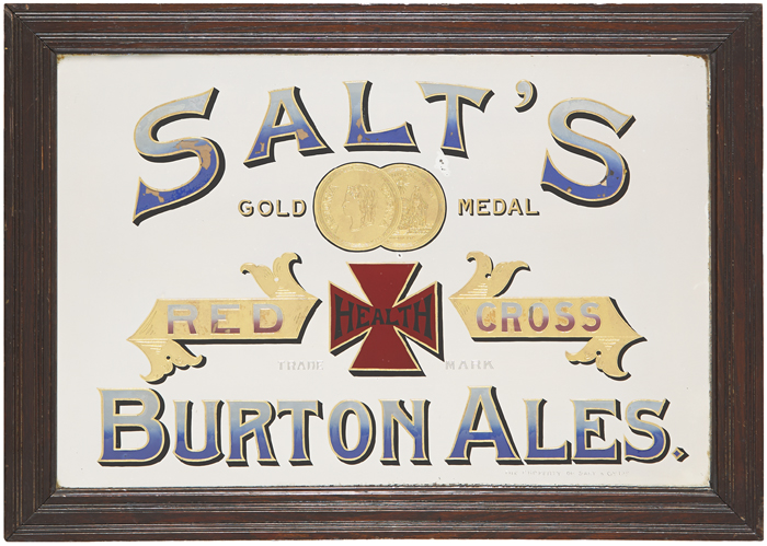 Salt's Burton Ales Mirror at Whyte's Auctions