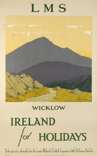 Paul Henry, Wicklow Ireland for Holidays poster at Whyte's Auctions