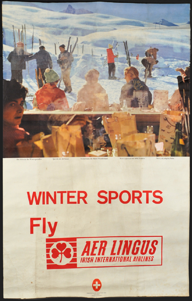 Aer Lingus posters: Winter Sports & Edinburgh Festival 1959. at Whyte's Auctions