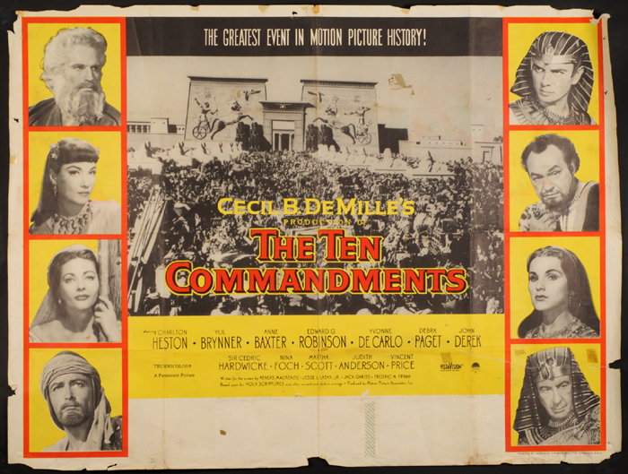 The Ten Commandments at Whyte's Auctions