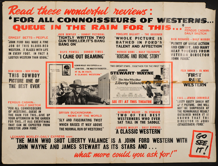 The Man Who Shot Liberty Valance at Whyte's Auctions