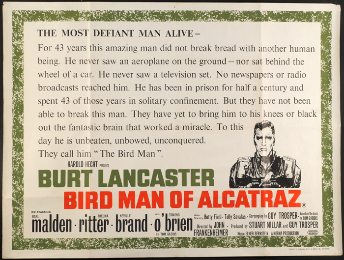 Bird Man of Alcatraz at Whyte's Auctions