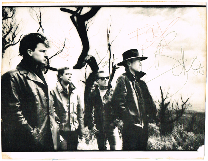 U2 Signed Photograph at Whyte's Auctions