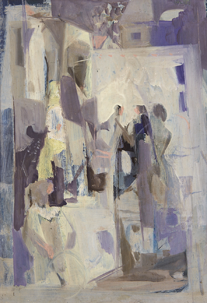 SPANISH MARKET by George Campbell RHA (1917-1979) RHA (1917-1979) at Whyte's Auctions