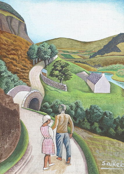 A WALK IN GLENCREE by Cecil Ffrench Salkeld ARHA (1904-1969) at Whyte's Auctions