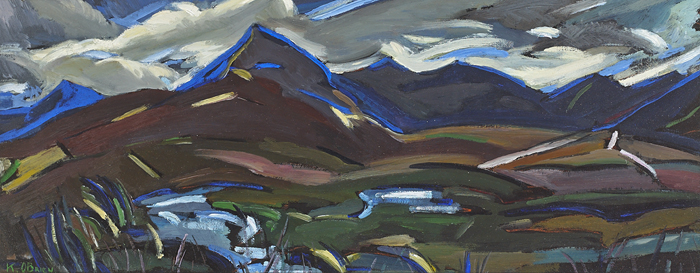 BLACK MOUNTAIN IN DINGLE by Kitty Wilmer O'Brien sold for �750 at Whyte's Auctions