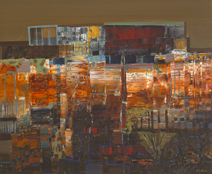 ABSTRACT VILLAGE, 1978 by Eric Patton RHA (1925-2004) RHA (1925-2004) at Whyte's Auctions