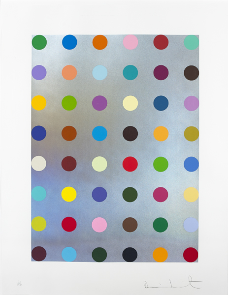 UNTITLED (SILVER SPOT LANDSCAPE), 2008 by Damien Hirst sold for �5,400 at Whyte's Auctions