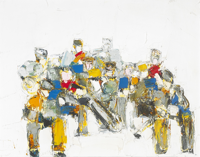 THE MUSIC SESSION NO. 4 by John B. Vallely (b.1941) at Whyte's Auctions