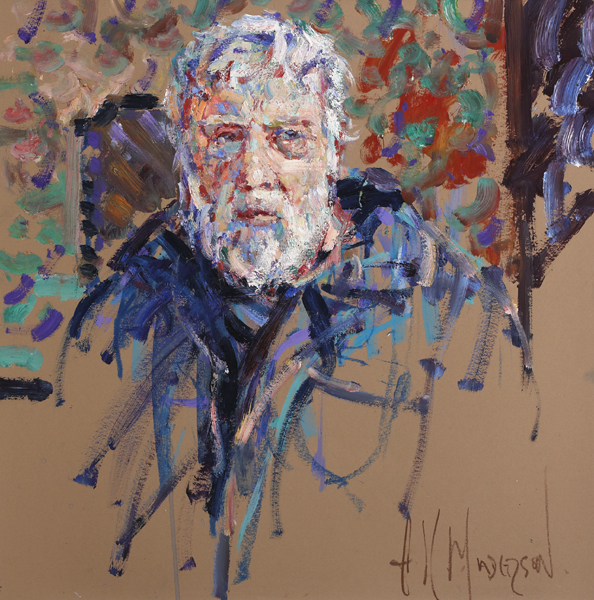 SELF PORTRAIT, OCTOBER, 1998 by Arthur K. Maderson (b.1942) at Whyte's Auctions