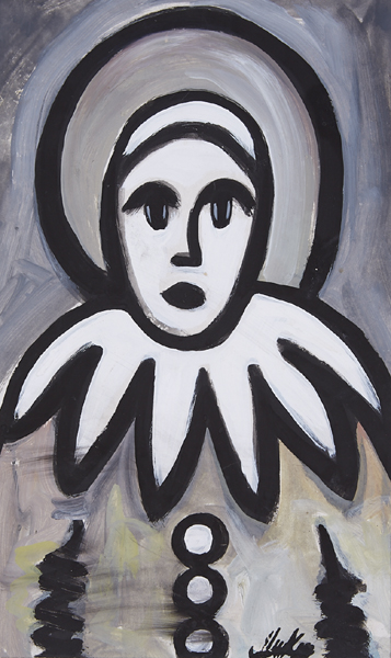 CLOWN 17 by Markey Robinson (1918-1999) (1918-1999) at Whyte's Auctions