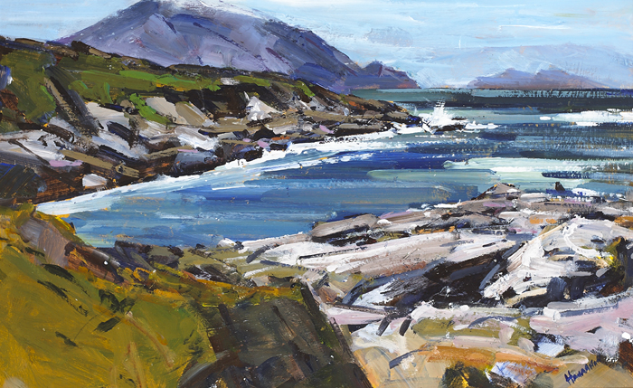 DOOEGA, ACHILL ISLAND, CO. MAYO by Michael Hanrahan (b.1951) at Whyte's Auctions
