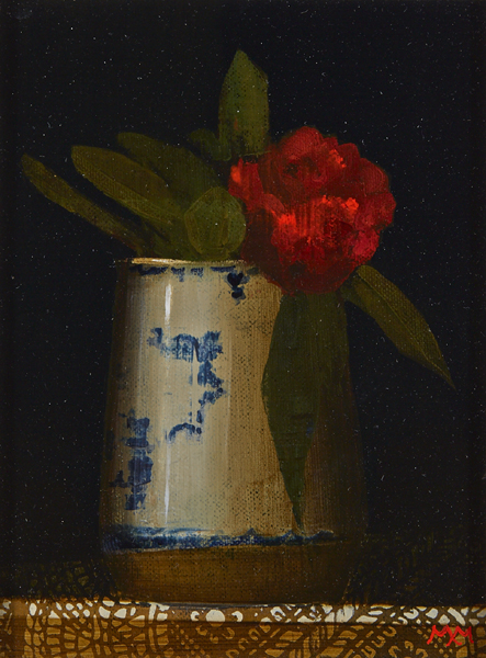 BLUE & WHITE WITH CAMELLIA, 2009 by Martin Mooney (b.1960) (b.1960) at Whyte's Auctions