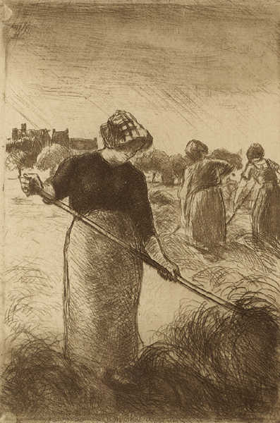 LES FANEUSES, 1890 by Camille Pissarro (French, 1830-1903) at Whyte's Auctions