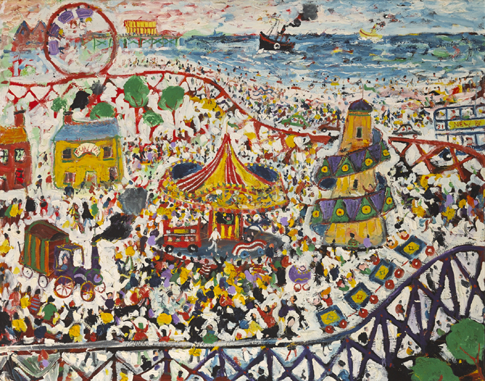GLORIOUS FUN OF THE FAIR by Simeon Stafford (British, b.1956) (British, b.1956) at Whyte's Auctions