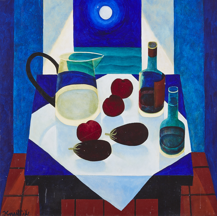 STILL LIFE WITH AUBERGINES by Graham Knuttel (b.1954) at Whyte's Auctions
