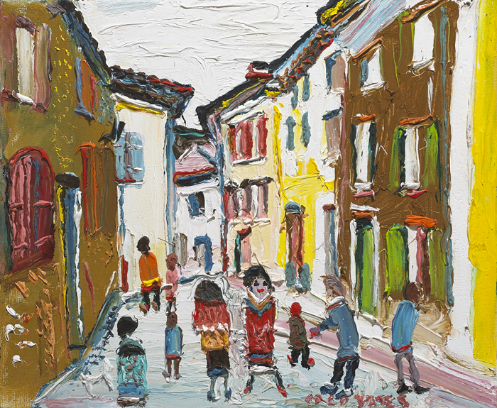 MY STREET by Fred Yates (British, 1922-2008) at Whyte's Auctions