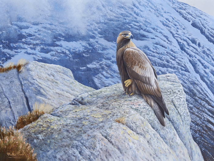 EAGLE ON A ROCK by Alastair Proud (b. 1954) at Whyte's Auctions