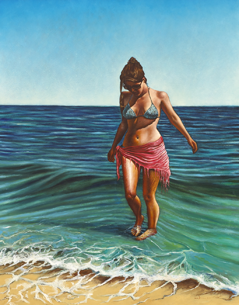 WATCHING THE RIPPLES, 2004 by Mark (�Rasher�) Kavanagh (b.1977) at Whyte's Auctions