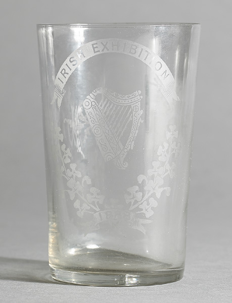 1888 Irish Exhibition commemorative glass at Whyte's Auctions