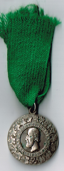 1891 Charles Stewart Parnell `Ireland`s Army of Independence` commemorative medal at Whyte's Auctions