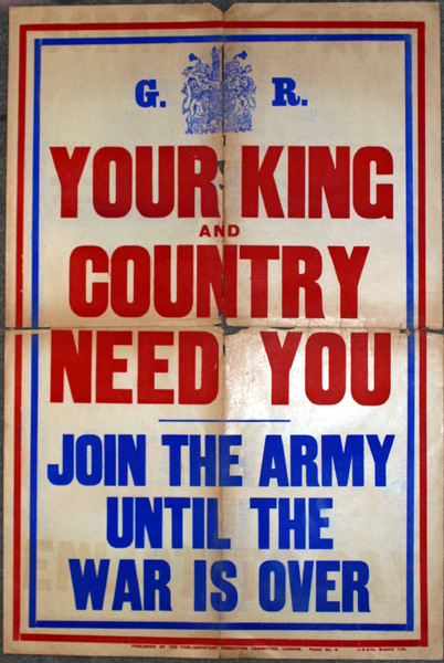 1914 Two British Army Recruitment Posters and a collection of Edwardian publications. at Whyte's Auctions