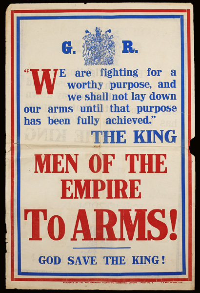 1914 Men of The Empire To Arms! - God Save the King! at Whyte's Auctions