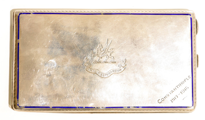 1917-1918 Constantinople, cigarette case at Whyte's Auctions