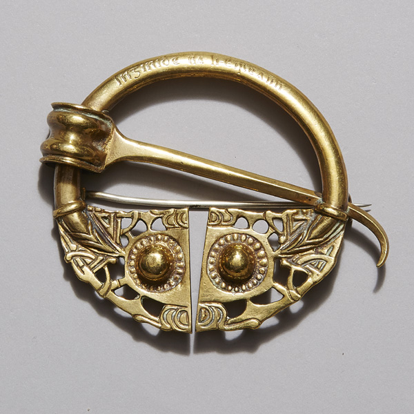 Inginide na h-Eireann (Daughters of Ireland) brass brooch. at Whyte's Auctions