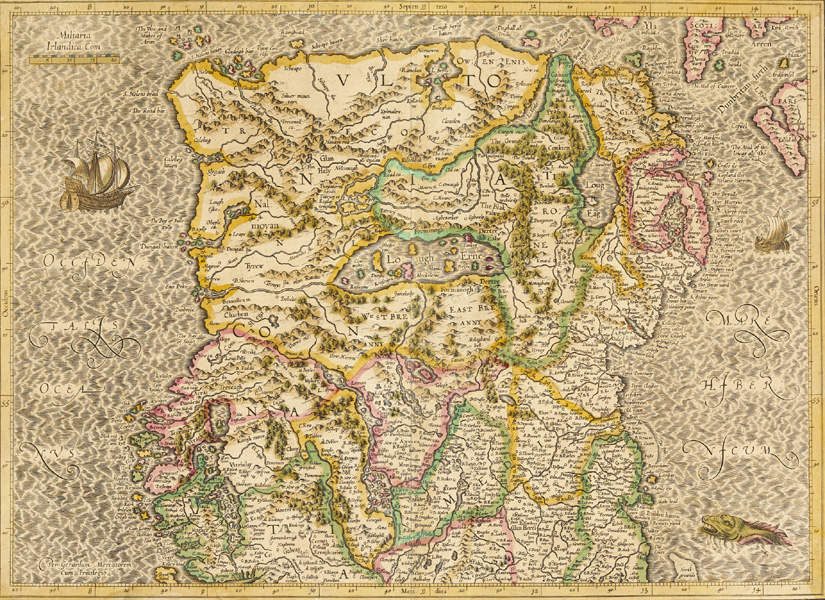 17th Century Map. Mercator, Gerhard. Ireland at Whyte's Auctions