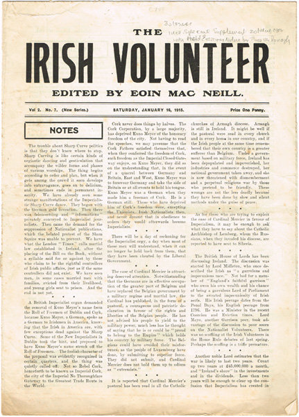 1915 n tOglach - The Irish Volunteer at Whyte's Auctions