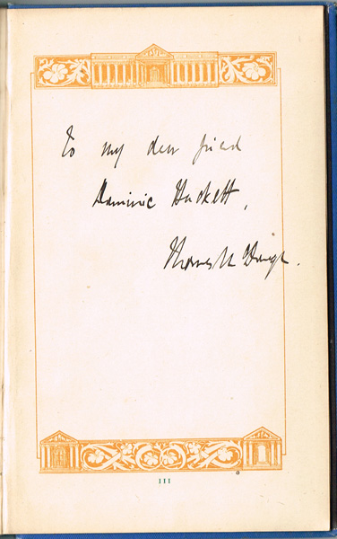 Thomas McDonagh, signed volume of poetry at Whyte's Auctions