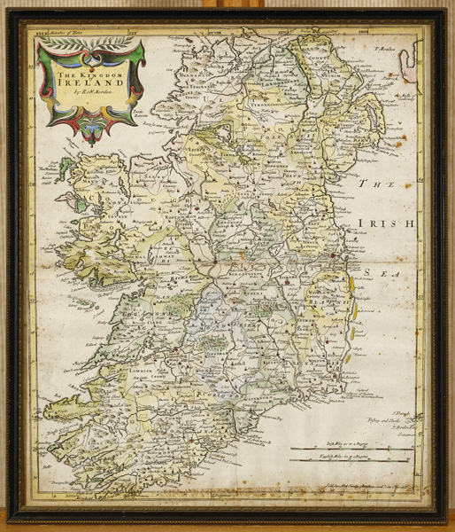 1650 Morden, Robert, The Kingdom of Ireland at Whyte's Auctions