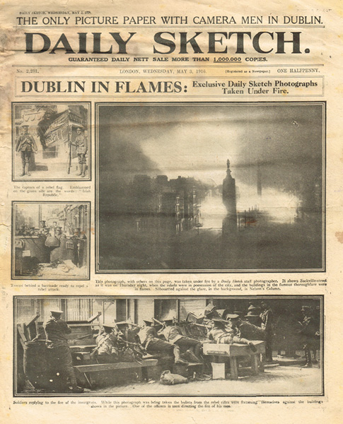 1916 Easter Rising Daily Sketch Newspapers at Whyte's Auctions