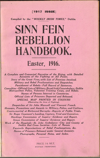 Sinn Fein Rebellion Handbook at Whyte's Auctions
