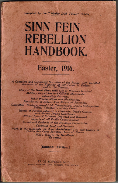 1916 Sinn Fein Rebellion Handbook: at Whyte's Auctions