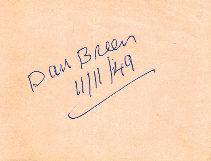 1940s autograph album including the signature of Dan Breen at Whyte's Auctions