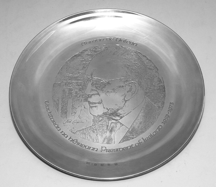 Eamon de Valera Commemorative Plate at Whyte's Auctions
