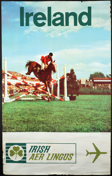 c.1960 Aer Lingus Dublin Horse Show poster at Whyte's Auctions