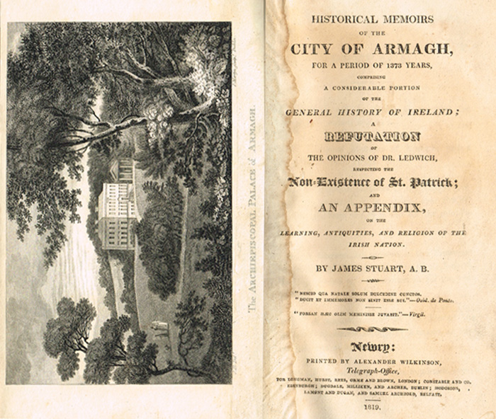 Stuart, James. Historical Memoirs of the City of Armagh. at Whyte's Auctions