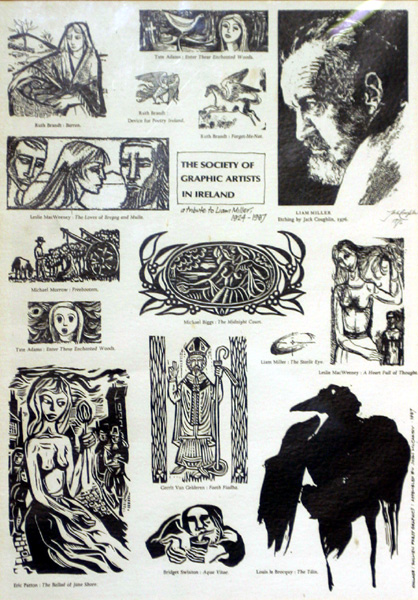 The Society of Graphic Artists in Ireland. A Collage of Dolmen Press Graphics at Whyte's Auctions