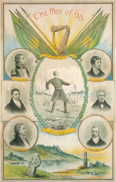 1798: The Men of '98 commemorative poster at Whyte's Auctions